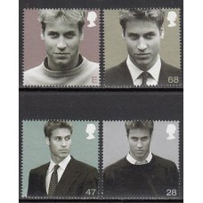 Gran Bretaña - Correo 2003 Yvert 2454/7 ** Mnh Principe William