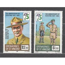 San Vicente-Grenadines - Correo Yvert 246/7 ** Mnh Scoutismo