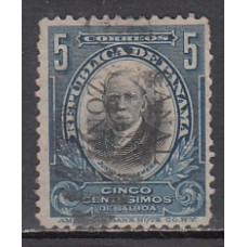 Panama Canal Correo Yvert 24 usado Personaje