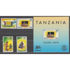 Tanzania - Correo Yvert 2503/6+H 373 ** Mnh
