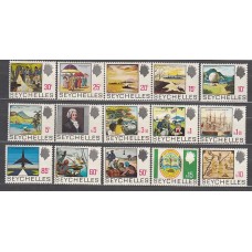 Seychelles - Correo Yvert 252/66 ** Mnh Faltan 257A-259/60A