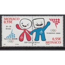 Monaco - Correo 2006 Yvert 2529/30 ** Mnh Deportes. Olimpiadas de Turin