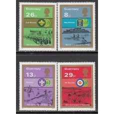 Guernsey - Correo 1982 Yvert 253/6 ** Mnh Scoutismo