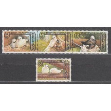 Norfolk - Correo Yvert 253/6 ** Mnh Navidad. Fauna. Aves