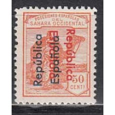 Sahara Sueltos 1934 Edifil 43C * Mh  Sobrecarga doble