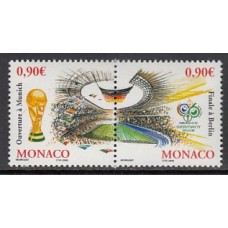 Monaco - Correo 2006 Yvert 2539/40 ** Mnh Deportes. Fútbol