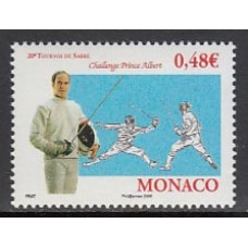 Monaco - Correo 2006 Yvert 2547 ** Mnh Deportes. Esgrima
