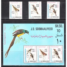 Somalia - Correo Yvert 255/7+Hb 9 ** Mnh  Fauna aves