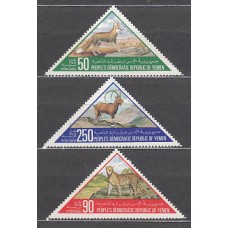 Yemen del Sur - Correo Yvert 255/7 ** Mnh  Fauna