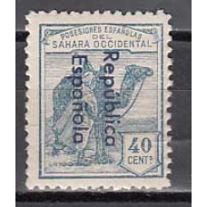 Sahara Variedades 1932 Edifil 42Ahcc ** Mnh Sobrecarga cambio de color