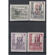 Guinea Correo 1939 Edifil 256/9s ** Mnh  Sin dentar