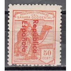 Sahara Variedades 1932 Edifil 43Ahcc * Mh  Sobrecarga cambio de color