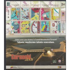 Venezuela - Correo 2006 Yvert 2567/76+H.64 ** Mnh