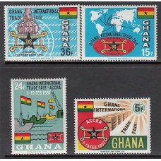 Ghana - Correo 1967 Yvert 258/61 * Mh