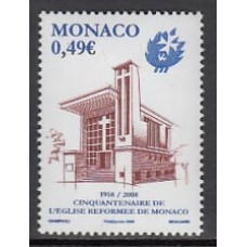 Monaco - Correo 2008 Yvert 2608 ** Mnh Iglesia