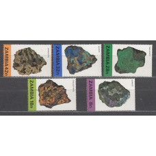Zambia - Correo Yvert 262/6 ** Mnh   Minerales