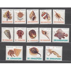 Singapur - Correo Yvert 262/74 ** Mnh  Fauna conchas