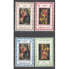 Montserrat - Correo Yvert 264/7 ** Mnh Navidad pinturas