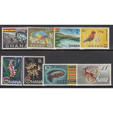 Ghana - Correo 1967 Yvert 266/73 ** Mnh  Fauna