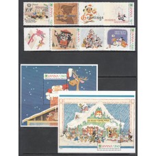 Guayana Britanica - Correo Yvert 2667/74+H79/80 ** Mnh Walt Disney