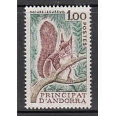 Andorra Francesa Correo 1978 Yvert 267 ** Mnh Fauna