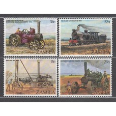 Zambia - Correo Yvert 267/70 ** Mnh   Trenes