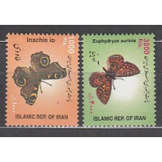 Iran - Correo 2004 Yvert 2685/6 ** Mnh  Fauna mariposas