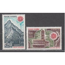 Andorra Francesa Correo 1978 Yvert 269/70 ** Mnh Europa