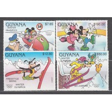Guayana Britanica - Correo Yvert 2694/7 ** Mnh Walt Disney