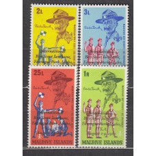 Maldives - Correo Yvert 270/73 * Mh Boy Scouts