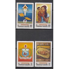 Samoa - Correo Yvert 270/3 ** Mnh Navidad