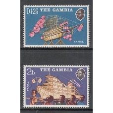 Gambia - Correo 1972 Yvert 271/2 ** Mnh  Barcos