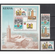 Kenya - Correo Yvert 272/4+Hb 19 ** Mnh