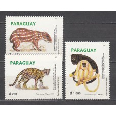 Paraguay - Correo 1997 Yvert 2727/9 ** Mnh Fauna