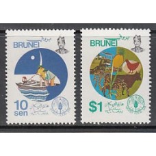 Brunei - Correo Yvert 273/4 ** Mnh