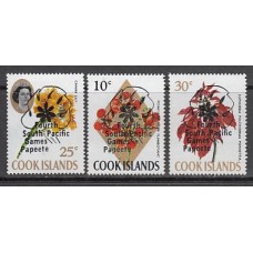 Cook - Correo Yvert 273/5 ** Mnh Flores