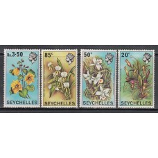 Seychelles - Correo Yvert 275/7 ** Mnh  Flores