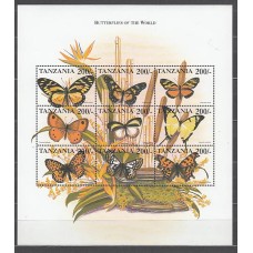 Tanzania - Correo Yvert 2751/9 ** Mnh   Fauna mariposas