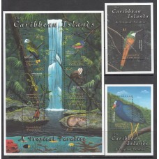 Dominica - Correo 2001 Yvert 2784/9+Hb 433/4 ** Mnh Fauna