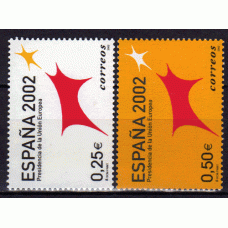 España II Centenario Correo 2002 Edifil 3865/6 ** Mnh