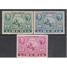Liberia - Correo 1947 Yvert 278+A.50/2 ** Mnh