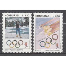 Honduras - Correo Yvert 279/80 ** Mnh Olimpiadas de Alberville