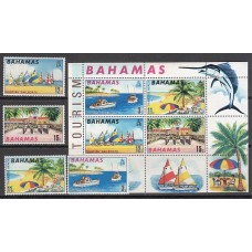 Bahamas - Correo 1969 Yvert 279/82+Hb 1 ** Mnh Barcos