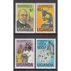 Uganda - Correo Yvert 279/82 ** Mnh  Mediina