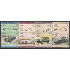 Tuvalu - Correo Yvert 279/86 ** Mnh Coches