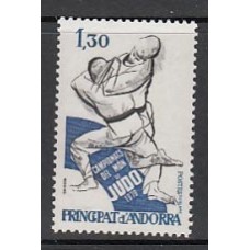 Andorra Francesa Correo 1979 Yvert 281 ** Mnh Deportes Judo