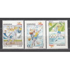 Honduras - Correo Yvert 281/3 ** Mnh Olimpiadas de Barcelona