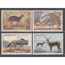 Zambia - Correo Yvert 282/5 ** Mnh  Fauna