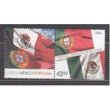 Mexico Correo 2014 Yvert 2825/26 ** Mnh Banderas