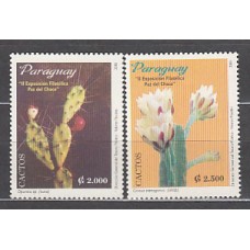 Paraguay - Correo 2001 Yvert 2826A/B ** Mnh Flora. Cactus